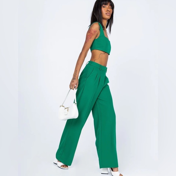 Princess polly crop top wide leg pant set nwot - Picture 2 of 6